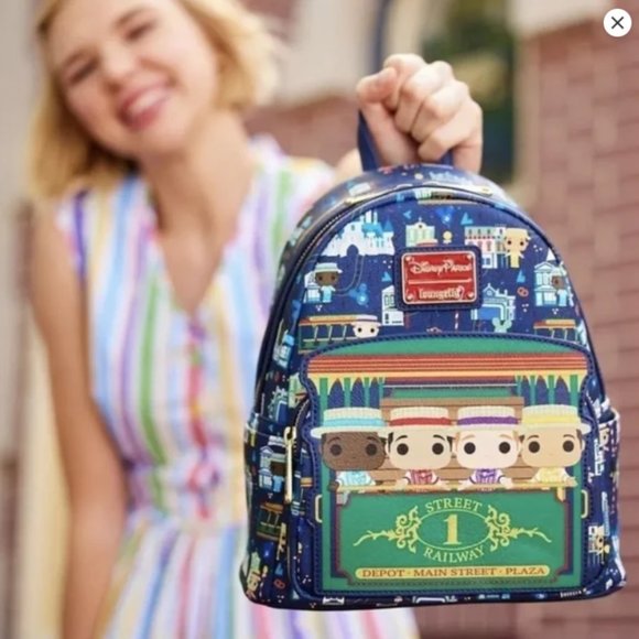 Disney Parks Dapper Dan Loungefly Backpack Funko POP! Mainstreet U.S.A - Picture 2 of 8